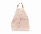 Italian Leather Triangular Backpack - Swolit Ilaria Nude - British D'sire