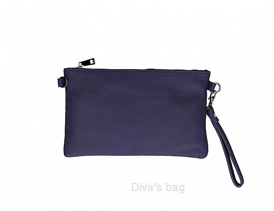 Italian Leather Women's Shoulder Handbag with Wrist Strap - Michelle - Leather Handbag - British D'sire