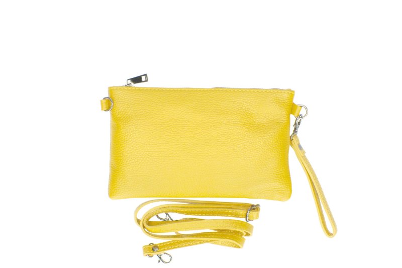 Italian Leather Women's Shoulder Handbag with Wrist Strap - Michelle - Leather Handbag - British D'sire
