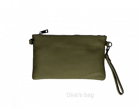 Italian Leather Women's Shoulder Handbag with Wrist Strap - Michelle - Leather Handbag - British D'sire