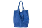 Italian Suede Leather Arianna Tote Bag - British D'sire
