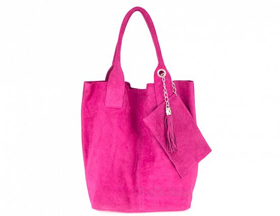 Italian Suede Leather Arianna Tote Bag Secondary image