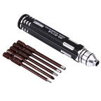 JAKEMY JM - 8154 6 in 1 Model Screwdriver Set with 65mm S - 2 Precision Bits(Cross 3.0, Hexagon H1.5 & H2.0 & H2.5 & H3.0) - British D'sire