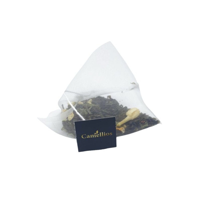 Jasmine and Mint Green Tea, Pyramid Tea Bags, Green Tea Blend - Tea & Infusions - British D'sire
