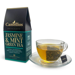 Jasmine and Mint Green Tea, Pyramid Tea Bags, Green Tea Blend - Tea & Infusions - British D'sire