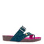 Je Suis - Green army flat cork sandal - Ballerina - British D'sire