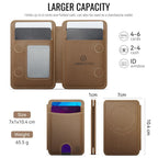 JEEHOOD J10 RFID Magnetic Card Bag(Brown) - British D'sire