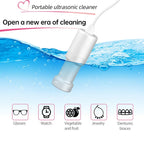 JeKen CE - 9600 Household Ultrasonic Cleaner Vegetable Washing Glasses Watch Jewelry Cleaner(AU Plug) - British D'sire