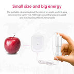JeKen CE - 9600 Household Ultrasonic Cleaner Vegetable Washing Glasses Watch Jewelry Cleaner(AU Plug) - British D'sire