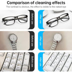JeKen CE - 9600 Household Ultrasonic Cleaner Vegetable Washing Glasses Watch Jewelry Cleaner(EU Plug) - British D'sire