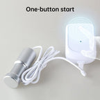 JeKen CE - 9600 Household Ultrasonic Cleaner Vegetable Washing Glasses Watch Jewelry Cleaner(UK Plug) - British D'sire