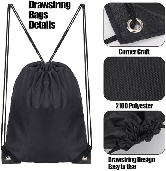 JFmall Drawstring Bags, Swim PE Bags Drawstring Gym Bag for Kids Adults String Swimming Sports Bag for School Sports Swimming Gym Travel - Bags & Accessories - British D'sire