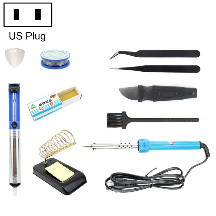 JIAFA JF - 8122 11 in 1 60W Soldering Iron Tool Set, Voltage: 110V - British D'sire