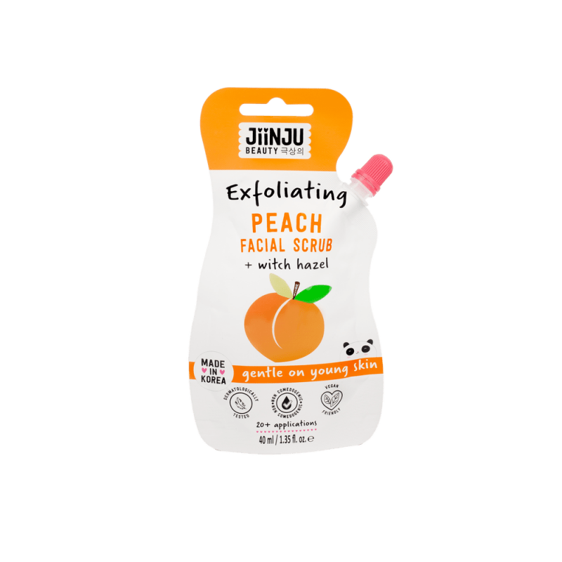 Jiinju Exfoliating Peach Facial Scrub - Facial Scrub - British D'sire Main image