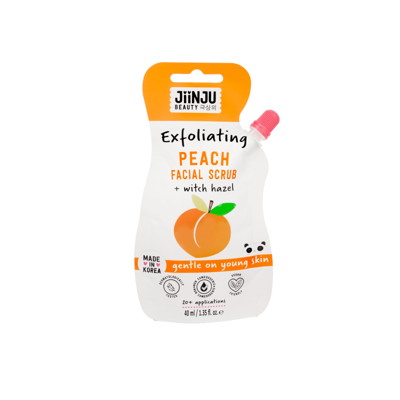 Jiinju Exfoliating Peach Facial Scrub - Facial Scrub - British D'sire Main image
