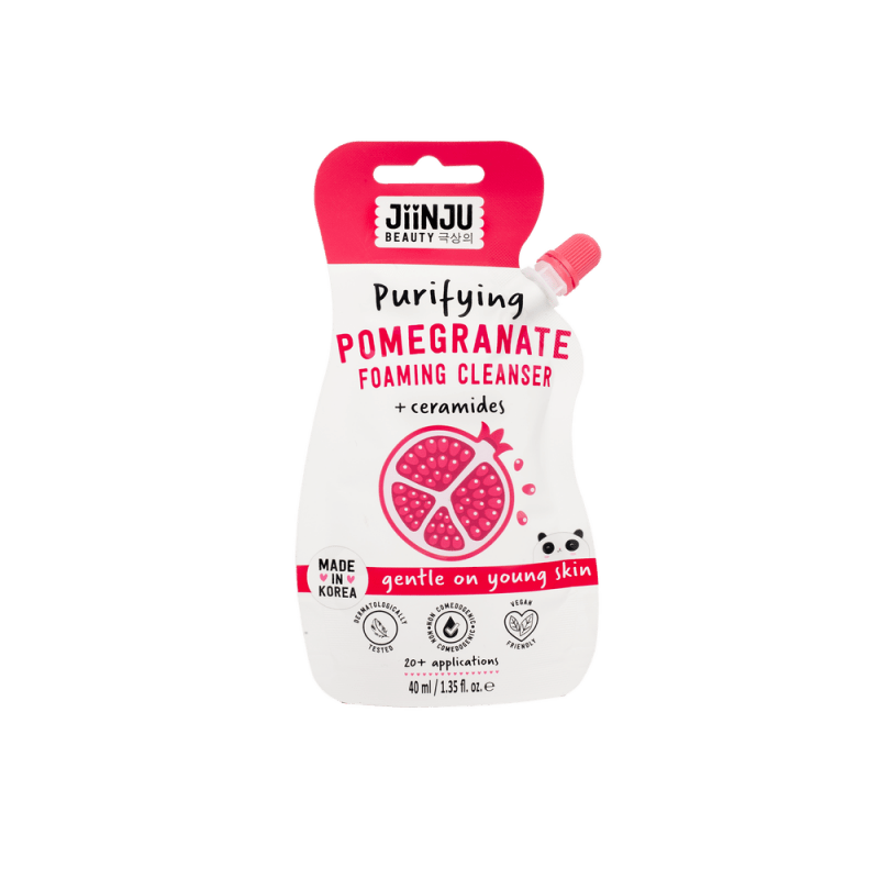 Jiinju Purifying Pomegranate Foaming Cleanser - Cleansing Foam - British D'sire Main image
