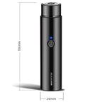 JILILAI 033 Electric Shaver Portable Mini Razor Car Electrical Shaver(Black) - British D'sire