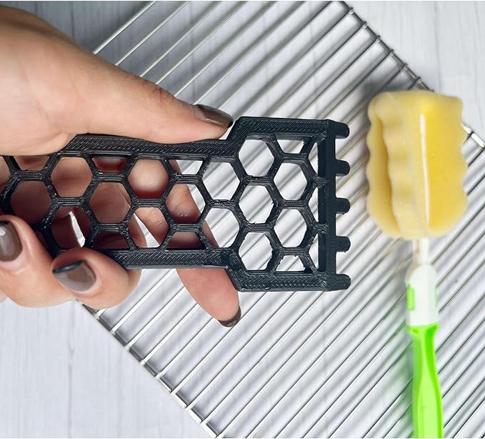 JILINWEI Scraper Tool for Ninja Woodfire Grill, Kitchen Grill Cleaning Scraper Accessories for Ninja Woodfire Grill,Black - British D'sire