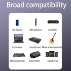 JINGHUA 3.5mm Male To XLR Female Microphone Cable Computer Mixer Audio Cable, Length: 1.5m - British D'sire