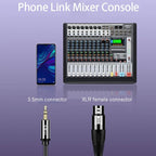 JINGHUA 3.5mm Male To XLR Female Microphone Cable Computer Mixer Audio Cable, Length: 3m - British D'sire