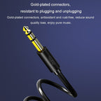 JINGHUA 3.5mm To 6.5mm Audio Cable Amplifier Guitar 6.35mm Cable, Length: 0.5m - British D'sire