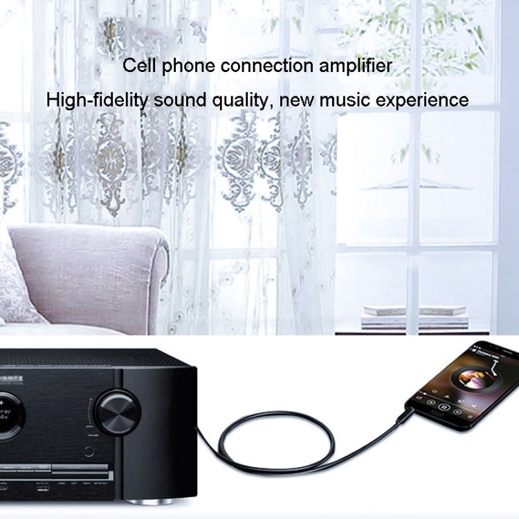JINGHUA 3.5mm To 6.5mm Audio Cable Amplifier Guitar 6.35mm Cable, Length: 1.5m - British D'sire