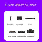 JINGHUA 6.5 Male To Female XLR Audio Cable 6.35 Three Core Balanced Microphone Mixer, Size: 10m(Black) - British D'sire