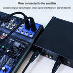 JINGHUA Microphone Cable XLR Male To Female Balanced Cable Mixing Console Amplifier Audio Cable, Length: 10M - British D'sire
