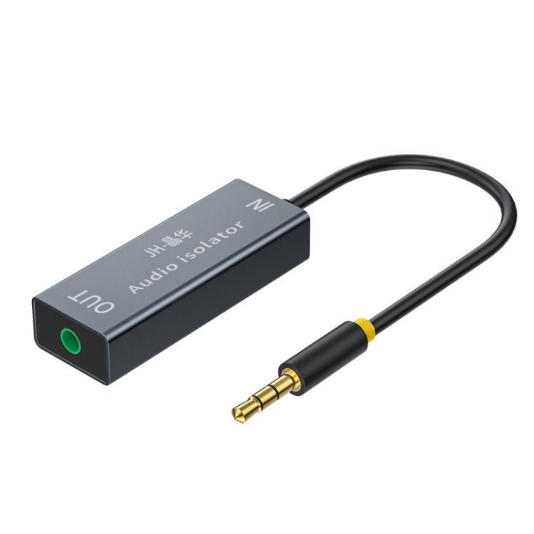 JINGHUA Z100 3.5mm Audio Isolator Car AUX Noise Reduction And Anti - Interference Sound Filtering(Black Gray) - British D'sire Main image