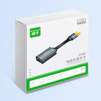 JINGHUA Z169A USB To AV Sound Card With Cable Converter Computer Host To 3.5 Audio Port Adapter - British D'sire