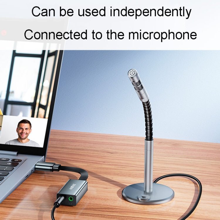 JINGHUA Z169A USB To AV Sound Card With Cable Converter Computer Host To 3.5 Audio Port Adapter - British D'sire