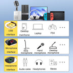JINGHUA Z169A USB To AV Sound Card With Cable Converter Computer Host To 3.5 Audio Port Adapter - British D'sire