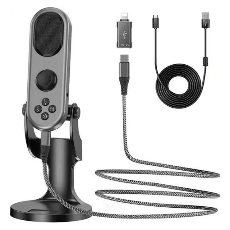 JMARY MC - PW7 USB Desktop Cardioid Noise Reduction Microphone - British D'sire Main image