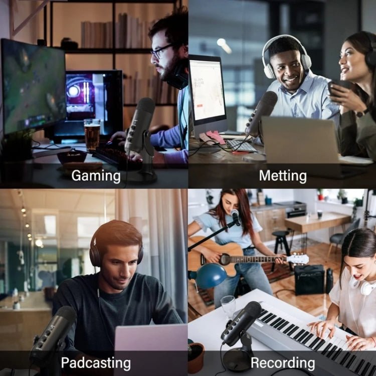 JMARY MC - PW8 USB Desktop Condenser Microphone - British D'sire