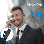 JMARY MC - R5 Lavalier 3.5mm Port Wired Microphone With Sound Monitoring Earphone, Length: 3m - British D'sire