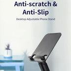 JMARY MK62 360 - Degree Rotating Foldable Desktop Phone Tablet Holder - British D'sire