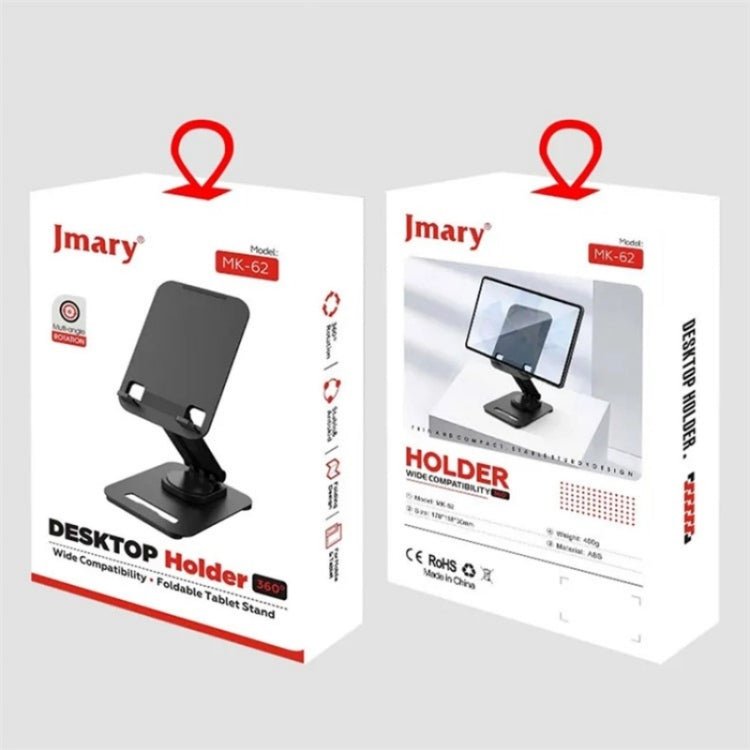 JMARY MK62 360 - Degree Rotating Foldable Desktop Phone Tablet Holder - British D'sire