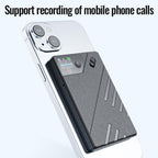 JNN A5 OLED Display Smart AI Magnetic Recorder Support APP Control, Memory:128GB(Black) - British D'sire