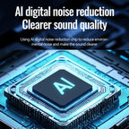 JNN A5 OLED Display Smart AI Magnetic Recorder Support APP Control, Memory:128GB(Black) - British D'sire