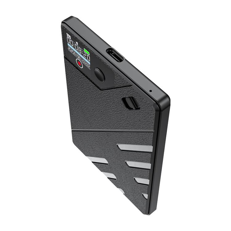 JNN A5 OLED Display Smart AI Magnetic Recorder Support APP Control, Memory:32GB(Black) - British D'sire