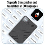 JNN A5 OLED Display Smart AI Magnetic Recorder Support APP Control, Memory:32GB(Black) - British D'sire