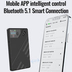 JNN A5 OLED Display Smart AI Magnetic Recorder Support APP Control, Memory:32GB(Black) - British D'sire