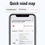 JNN A6 Portable Smart AI Magnetic Recorder Support APP Control, Memory:32GB(Black) - British D'sire