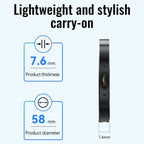 JNN A6 Portable Smart AI Magnetic Recorder Support APP Control, Memory:32GB(Black) - British D'sire