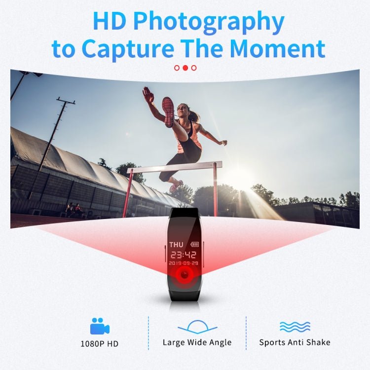 JNN C5 HD Noise Reduction Smart Recording Electronic Bracelet, Capacity:8GB - British D'sire