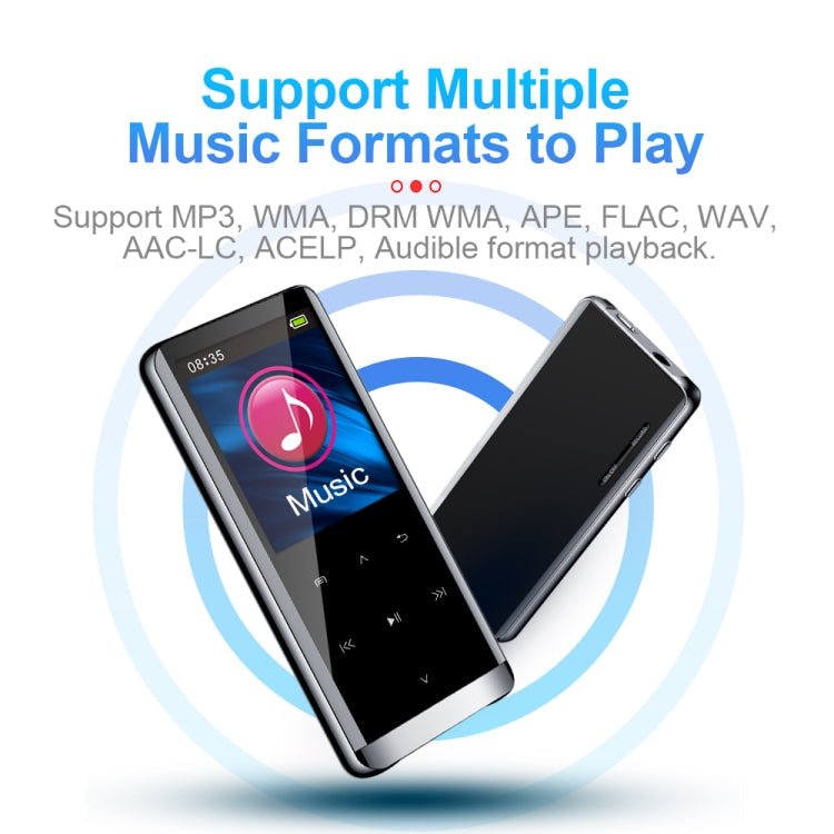 JNN M13 1.8 Inch LCD Screen Touch HiFi MP3 Player, Memory:32GB(Without Bluetooth) - MP3 player - British D'sire