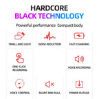JNN M2 Ultra - thin HD Noise Reduction Intelligent Control Voice Voice Recorder, Capacity:16GB(Black) - British D'sire