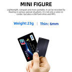 JNN M2 Ultra - thin HD Noise Reduction Intelligent Control Voice Voice Recorder, Capacity:16GB(Black) - British D'sire