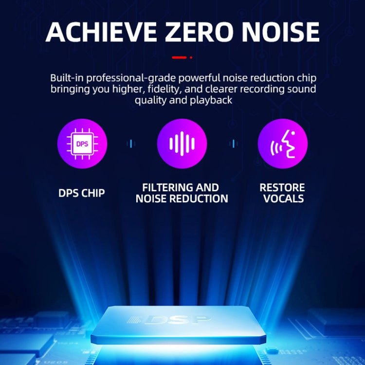 JNN M2 Ultra - thin HD Noise Reduction Intelligent Control Voice Voice Recorder, Capacity:16GB(Black) - British D'sire