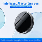 JNN M29A Portable Smart AI Magnetic Recorder Support APP Control, Memory:128GB(Black) - British D'sire